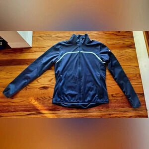 NIKE shield women’s zip up sporty jacket size small - blue